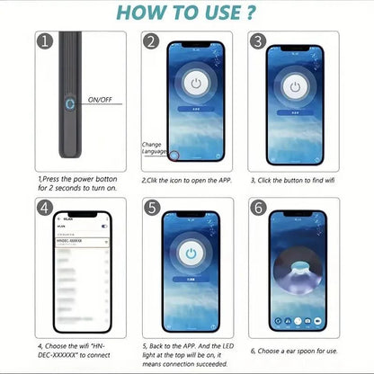 EarEase™ – Smart Visual Ear Wax Cleaner